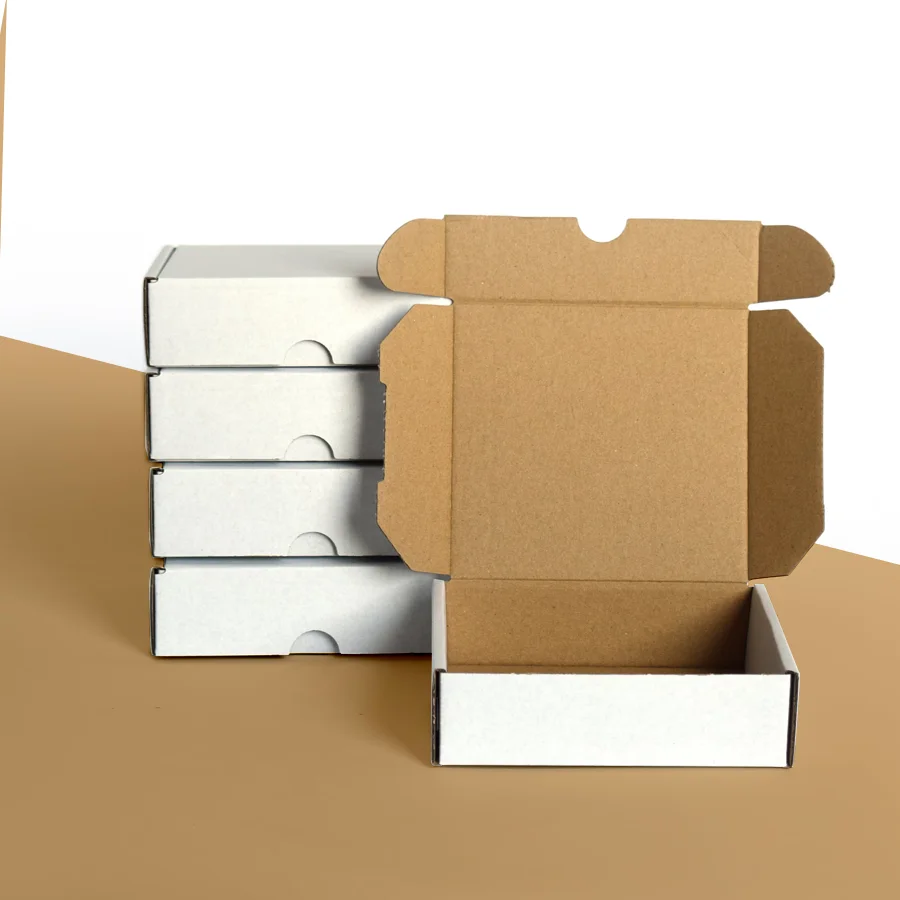 Custom White Corrugated Boxes